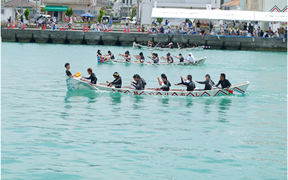 糸満ハーレー見学