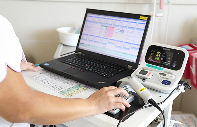 電子カルテ バイタルサイン自動入力システム