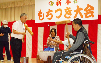 新春もちつき大会